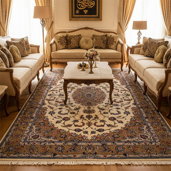 فرش دستباف کاشان